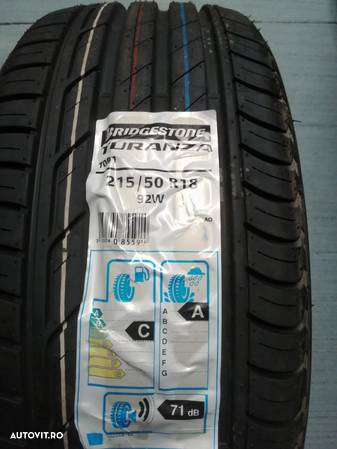 Anvelope noi vara 215/50 R18 BRIDGESTONE TURANZA T001 92W - 1