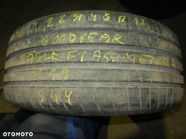 Opona pojedyńcza 225/45r17 goodyear eagle f1 asymmetric 5 7,7mm lato - 1