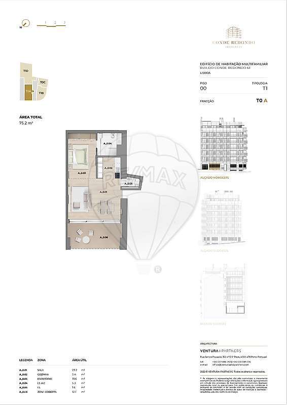 Apartamento T0 para venda - Grande imagem: 5/6