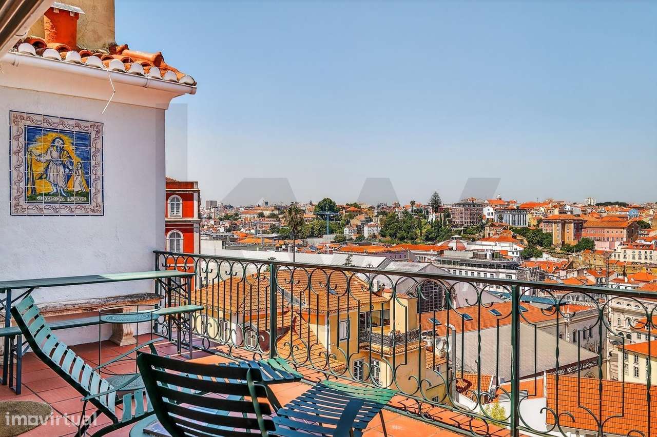 CHIADO COM VISTA E TERRAÇO - Grande imagem: 5/26