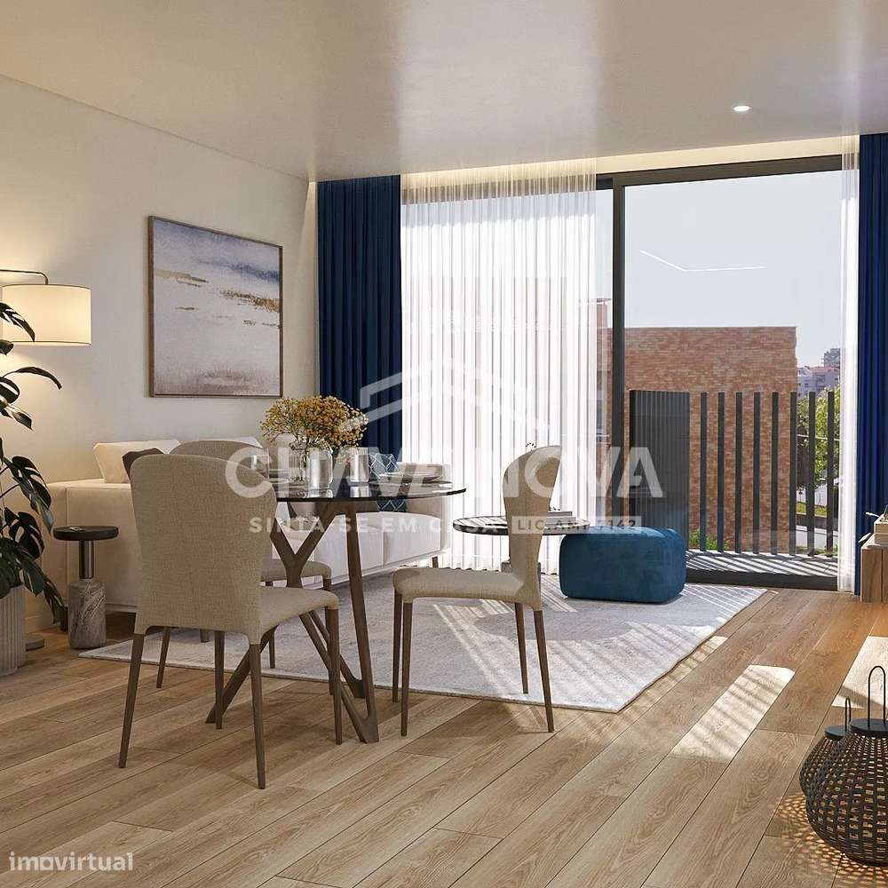 Apartamento T2 Novo com Varanda e Estacionamento – Vilar do Paraíso-16
