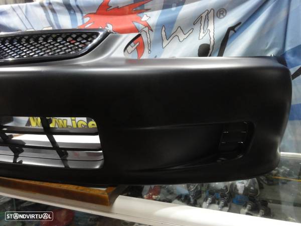 Para-choques frontal honda civic 1999-2001 2 / 3 / 4 portas em plástico ABS - 13