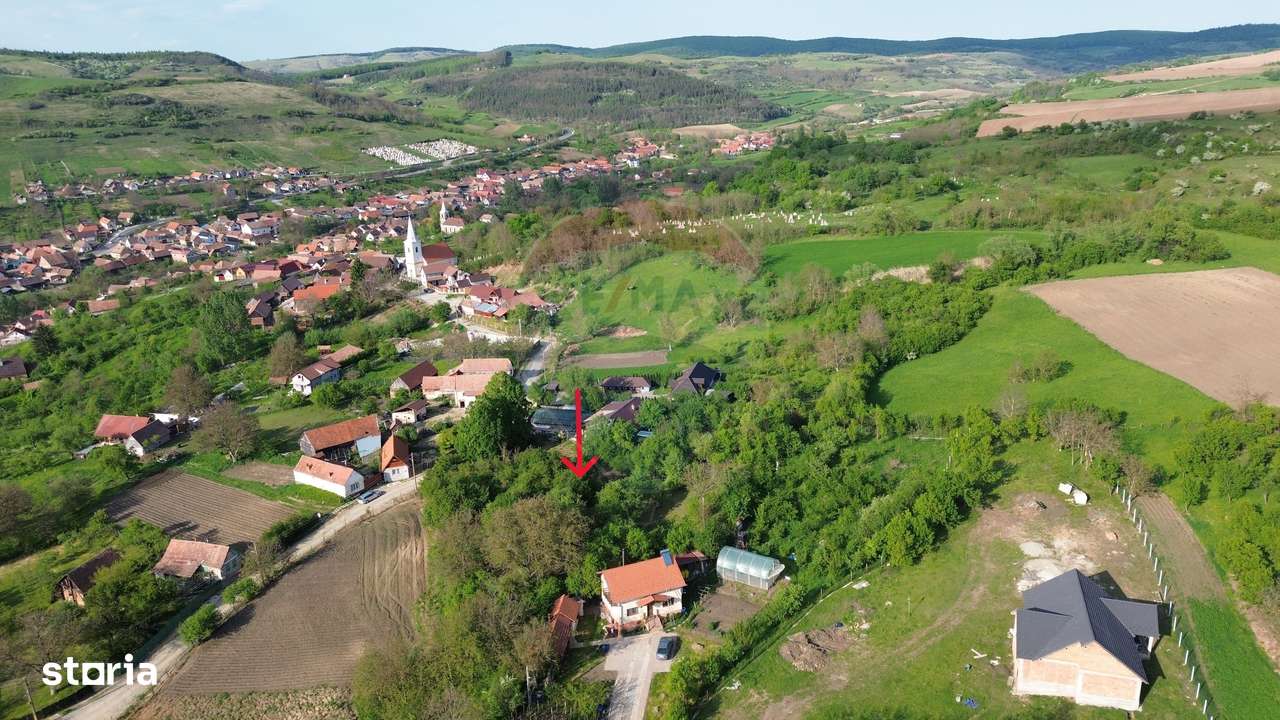 Teren intravilan 3.269 mp în Slimnic–panorama superbă, 15 km de Sibiu - Imagine principală: 5/16