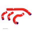 kit tubos radiador samco honda crf 250r / x vermelho - 1