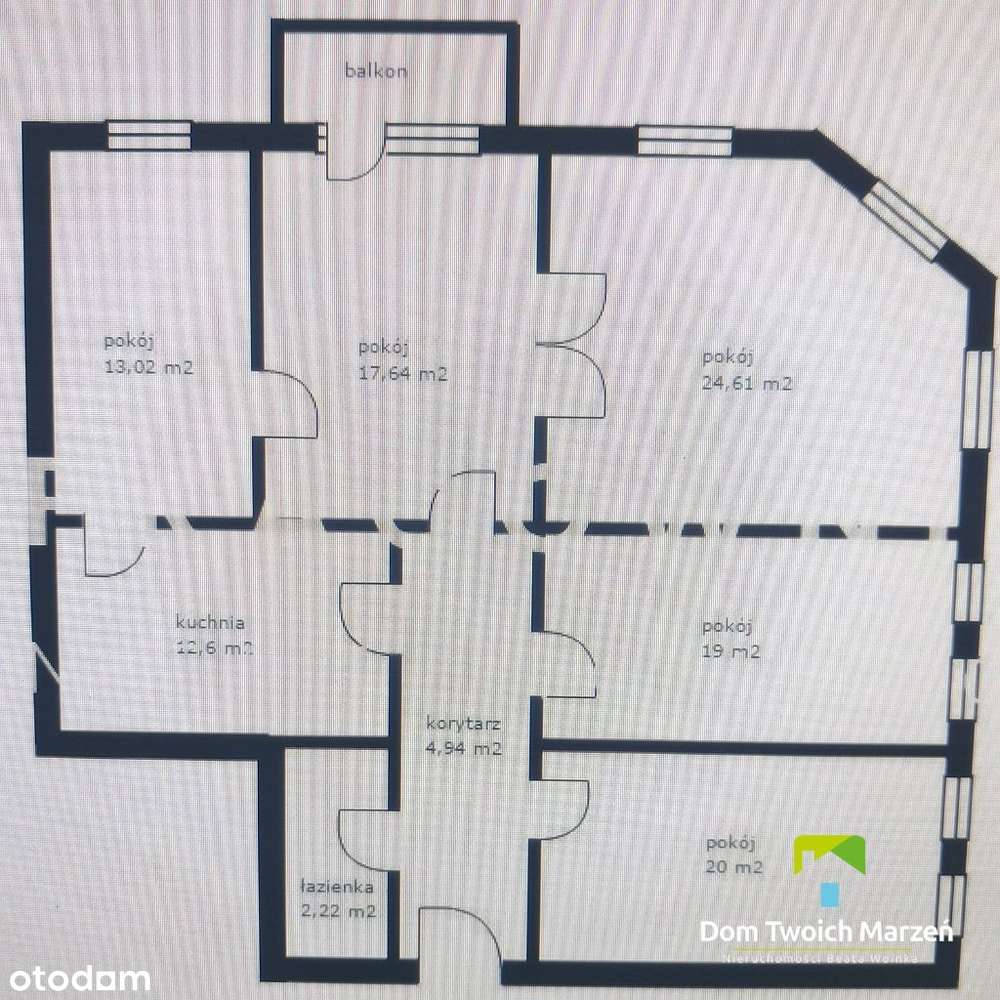 Mieszkanie o pow.115m2 ,pierwsze piętro ,balkon, Śródmieście.-4