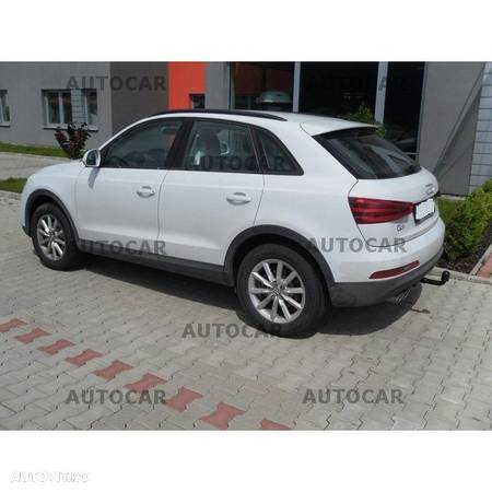 Carlig de remorcare pentru Audi Q3 SUV demontabil verticat- din 2011- - 9