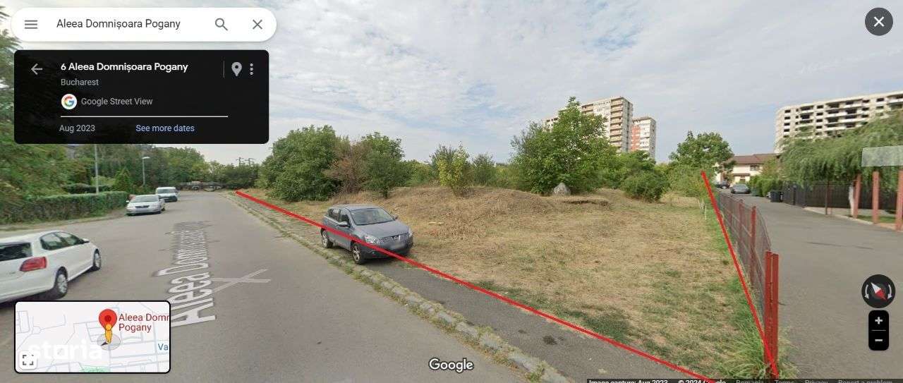 6519mp Teren Constructii Dr Taberei Dnra Pogany, 72ml Desch, Utilitati - Imagine principală: 2/4