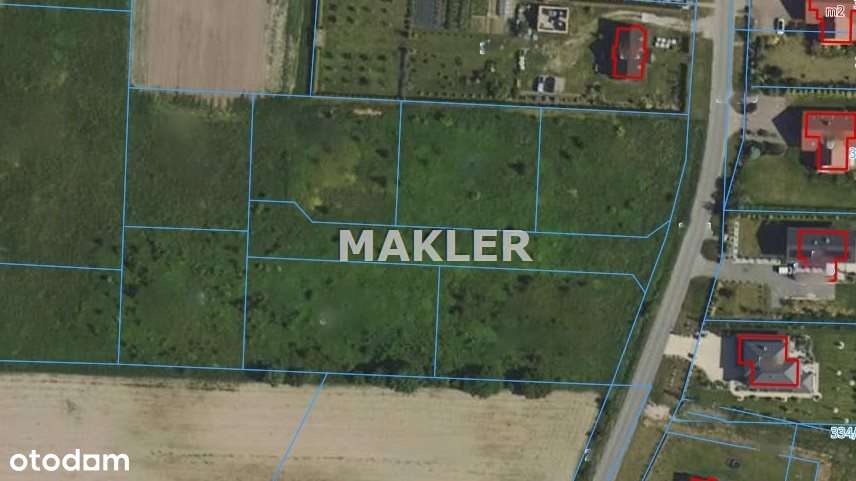 Pięknie położona działka budowlana 1220m² Reptow