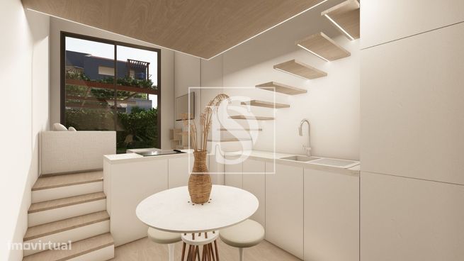 T1 Mezanino, Novo, no Empreendimento "Fão Riverside" – A 50m do Rio!-26