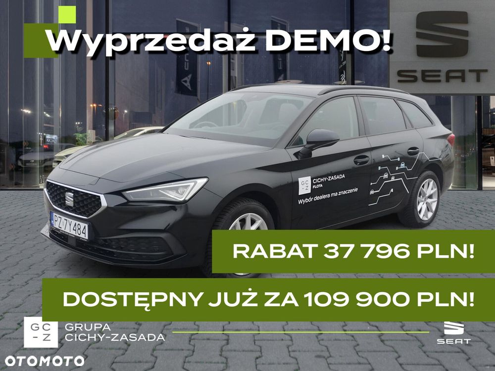 SEAT Leon-sportstourer 1.5 eTSI 115 KM 7-biegowa automatyczna - DSG, RABAT, DEMO OD RĘKI!