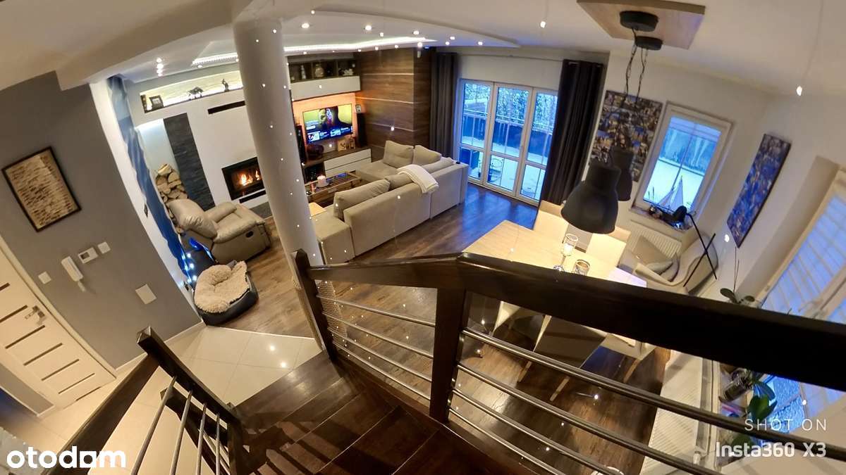 Nowoczesny dom 191 m (z podpiwniczeniem) altana, fotowoltaika, gaz. - Pełny obrazek: 1/18