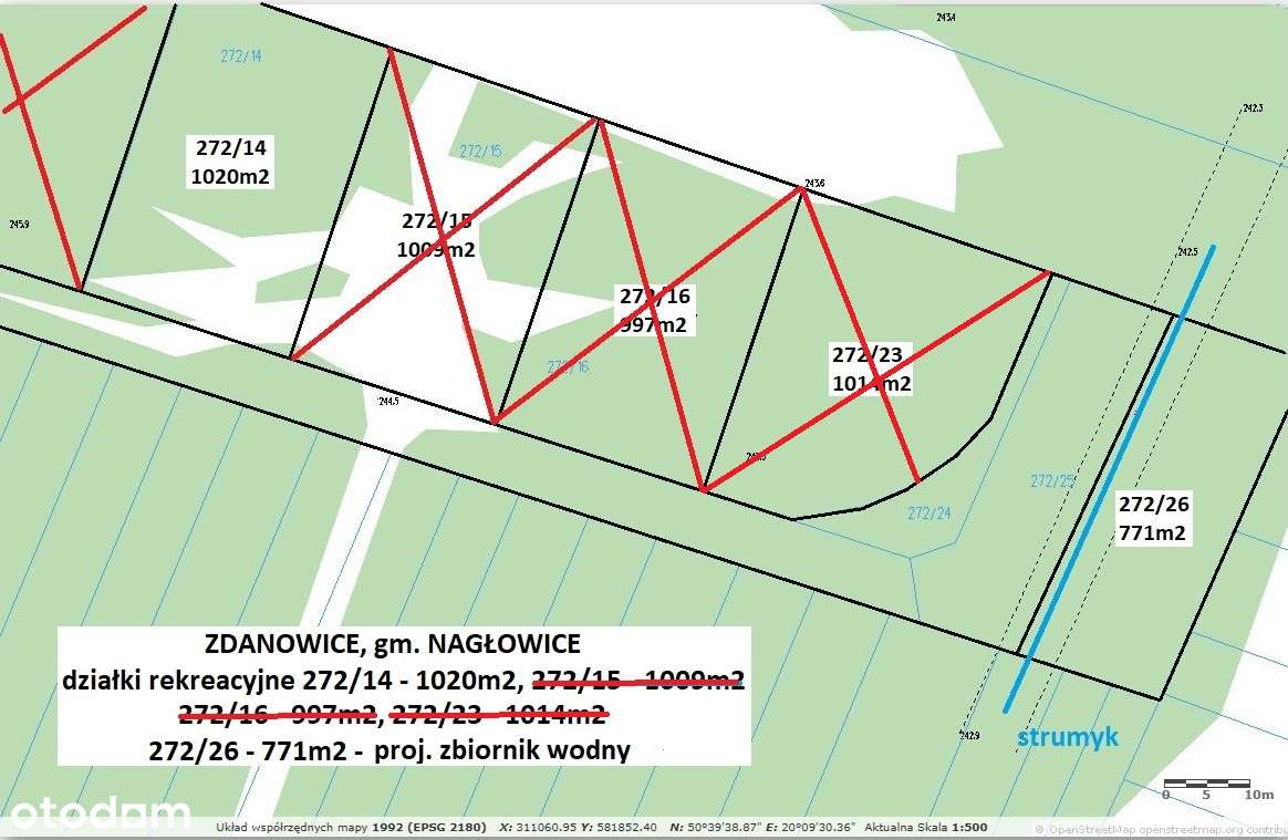 Tania działka rekreacyjna 1020m2 tylko 49.900 zł (brutto z 23% VAT)-4