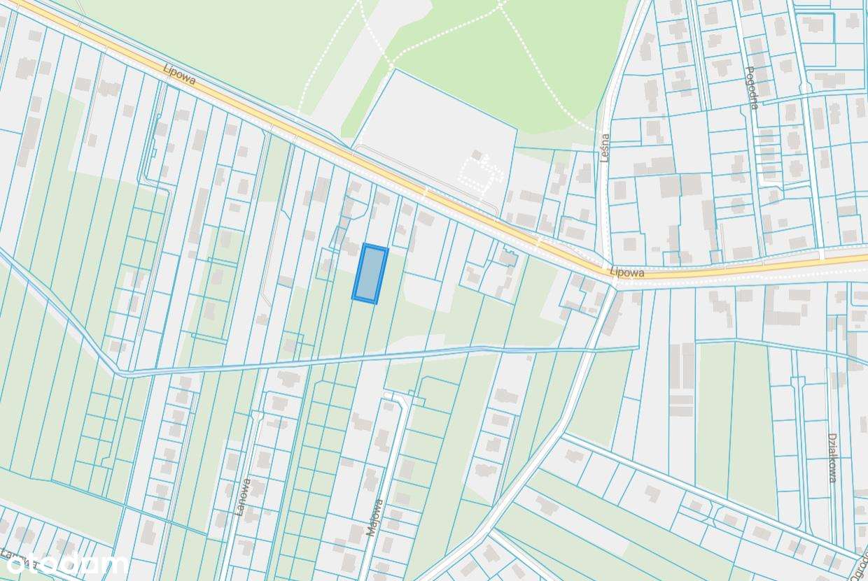 Okazja!Atrakcyjna działka przy ul.Lipowej -2 linia zabudowy WZ.-6