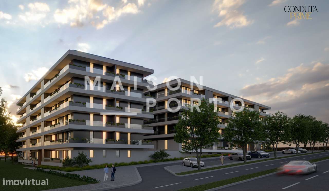 Apartamento T1 com Terraço em Condomínio Fechado em Gondomar - Grande imagem: 4/26