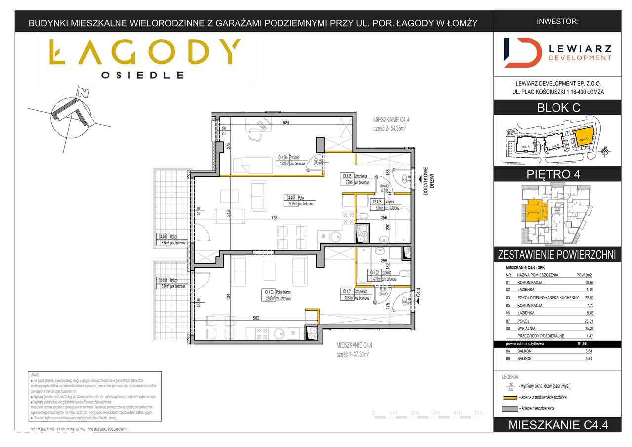 Mieszkanie podwójne C4.4 | Osiedle Łagody - Pełny obrazek: 2/9