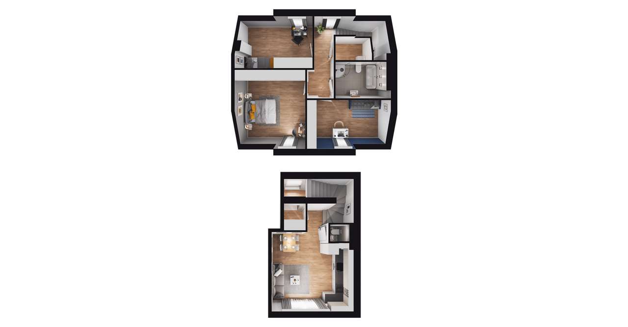4-pokojowe mieszkanie 78m2 + ogródek Bez Prowizji - Pełny obrazek: 2/6