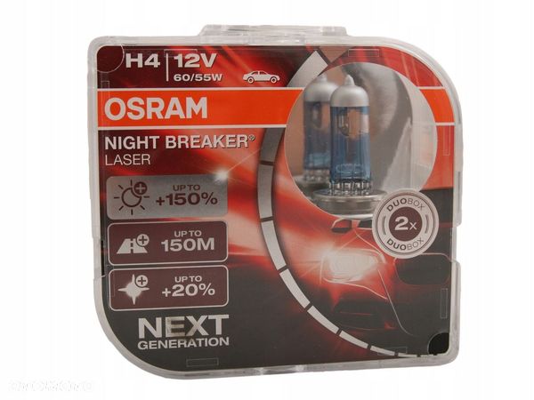 ŻAROWKA 2x OSRAM H4 Night Breaker Laser 150 Next - 1