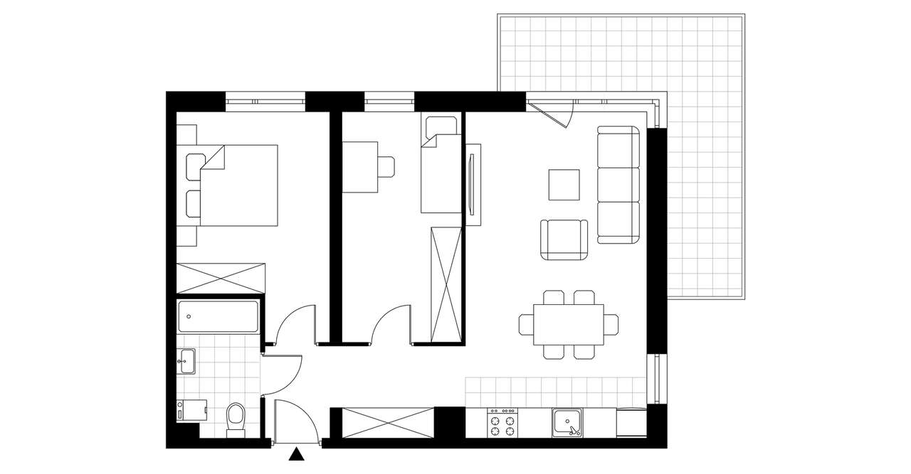 3-pokojowe mieszkanie 58m2 + balkon Bez Prowizji - Pełny obrazek: 3/8