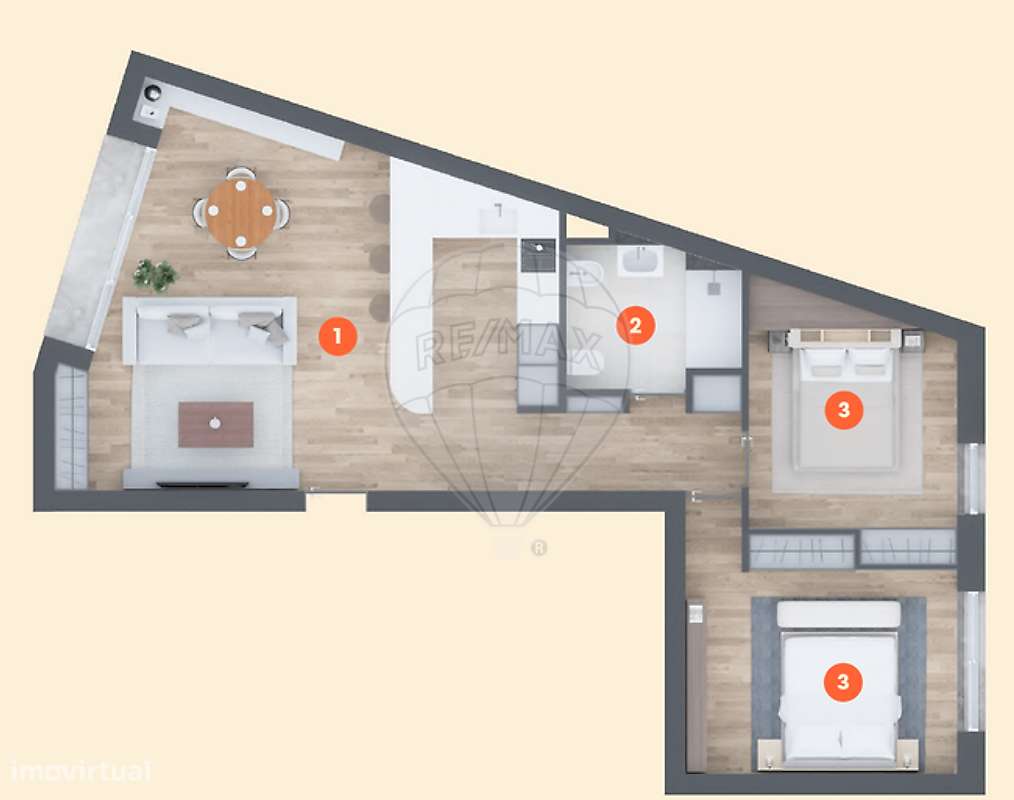 Apartamento T2 para venda - Grande imagem: 5/22