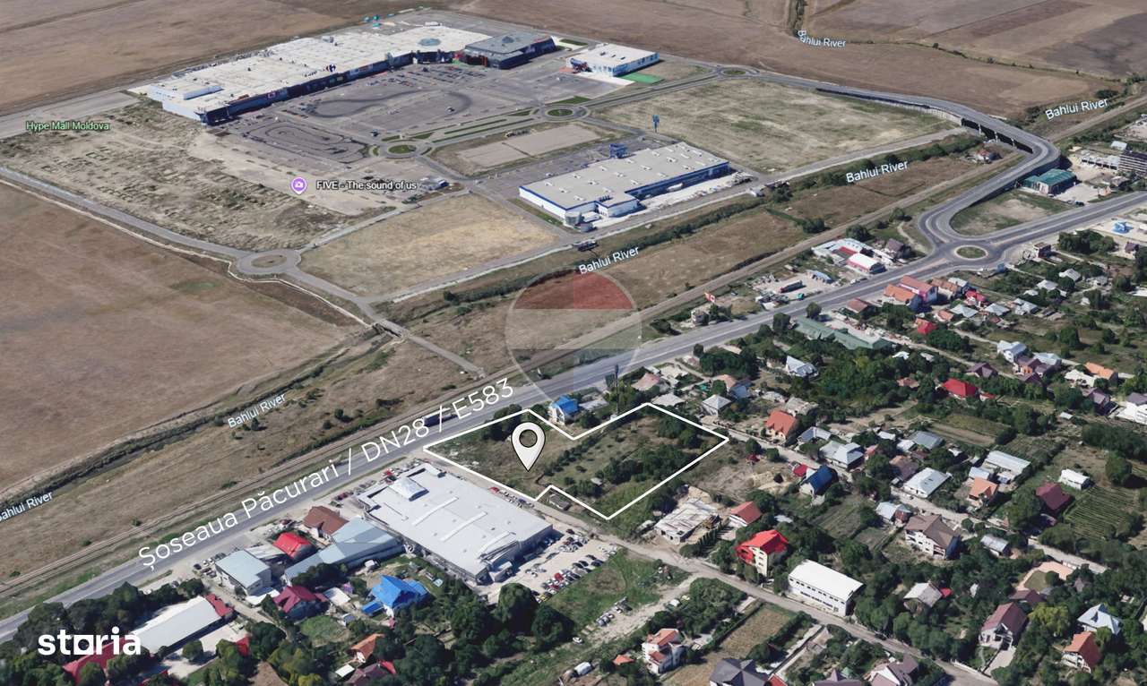 Teren intravilan de vanzare 5.630mp Iasi / DN 28 / E583, Valea Lupului-2