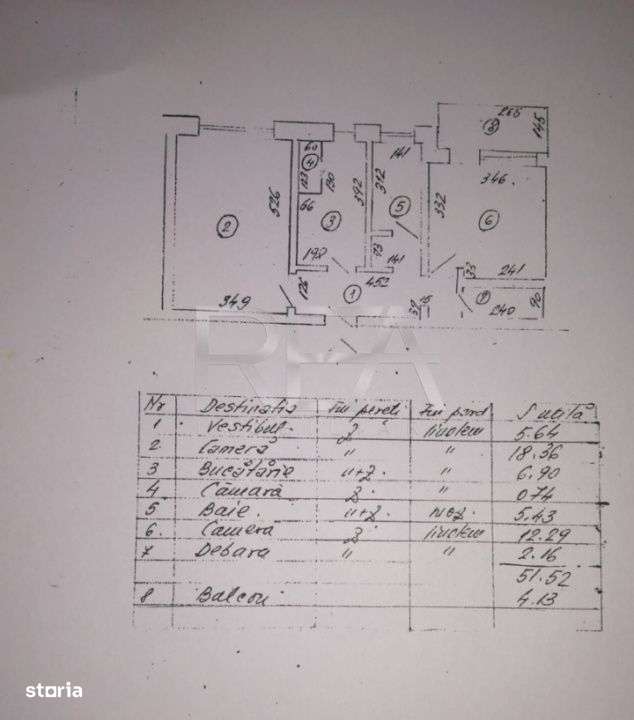 2 camere- Decomandat- Rahova-8