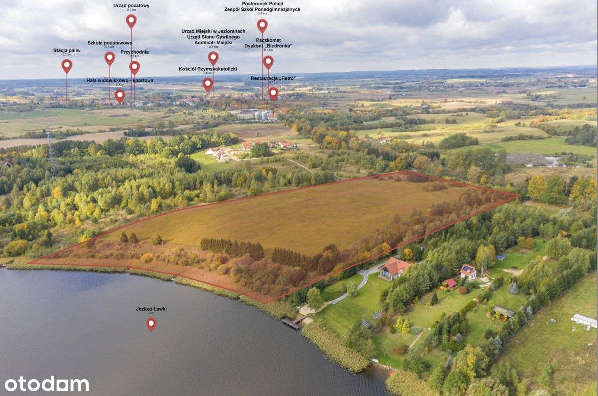 Grunt z linią brzegową oraz pozwoleniem na budowę-2