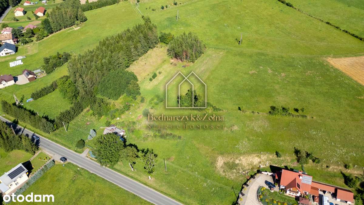 Widokowa działka budowlana w Kątach.-4