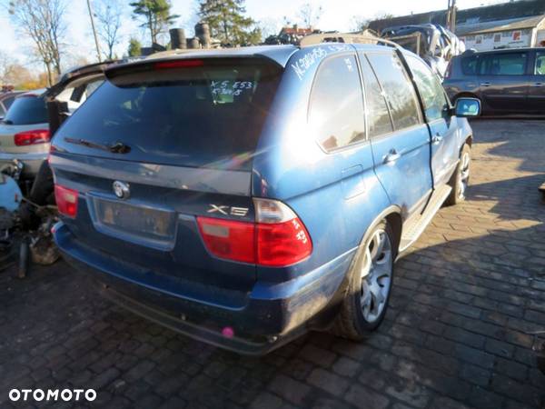 BMW X5 I E53 SUV 2001 364/5 3.0 D M57 M57D30 306D1 184KM A5S390R-XE NIEBIESKI TOPASBLAU na części - 5