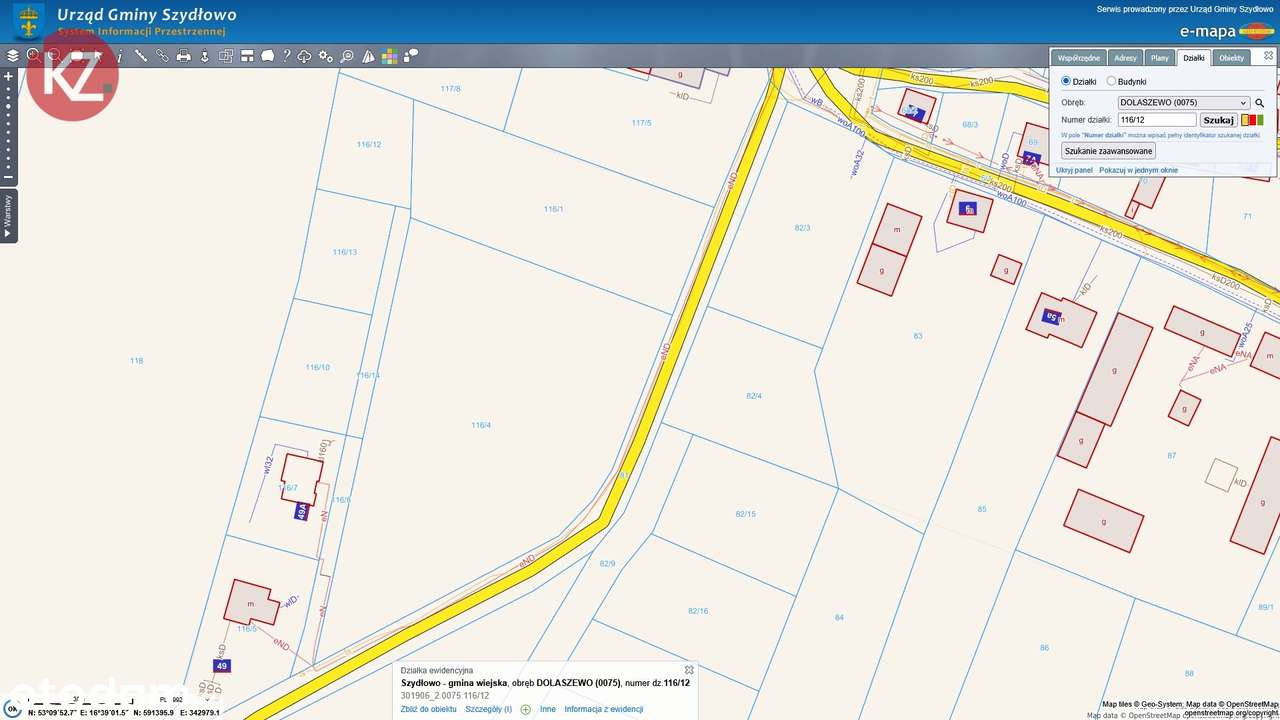 Na sprzedaż duża działka budowlana w Dolaszewie-4