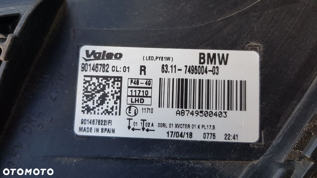 LAMPA PRAWA BMW X1 F48  2015-> FULL LED - 6