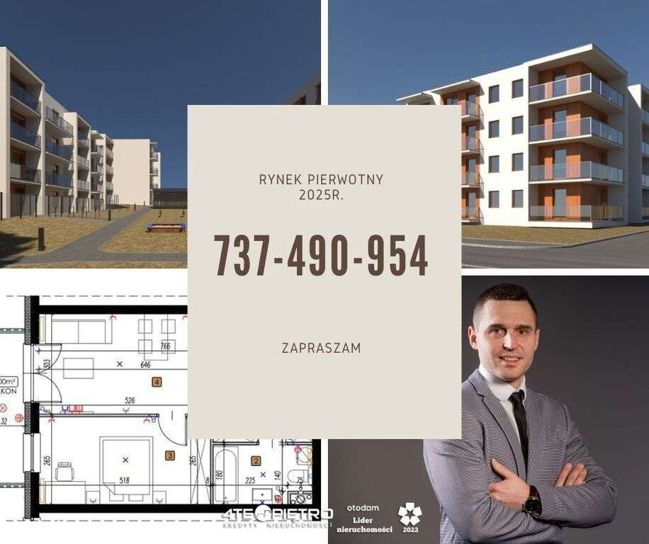 Gotowe | Koncertowa | 3 pokoje | 45m2 - Pełny obrazek: 1/2