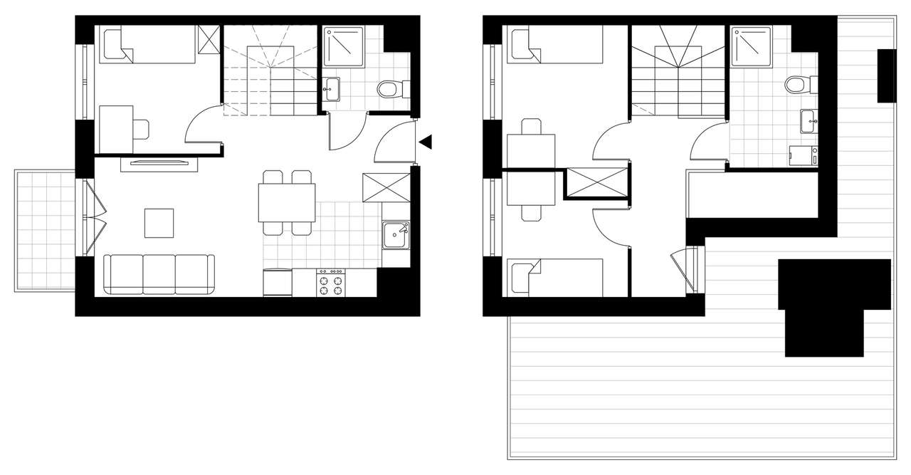 3-pokojowe mieszkanie 62m2 + taras Bez Prowizji - Pełny obrazek: 4/9