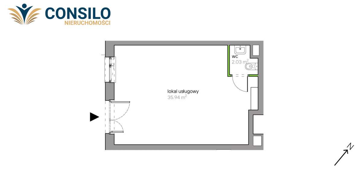 Kompaktowy lokal usługowy - Bochenka Vita - Pełny obrazek: 5/11
