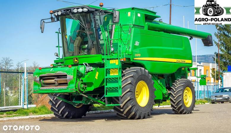 John Deere C 670 - 2010 ROK - 1414 h - 7,6 M - 3