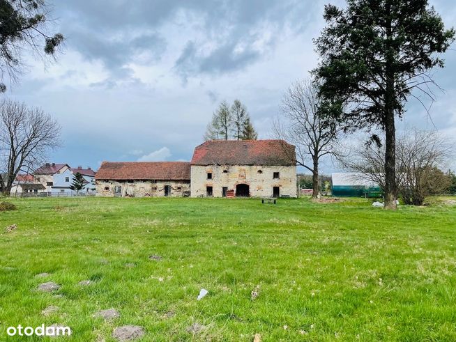 Zabytkowy budynek spichlerza, działka, stodoła