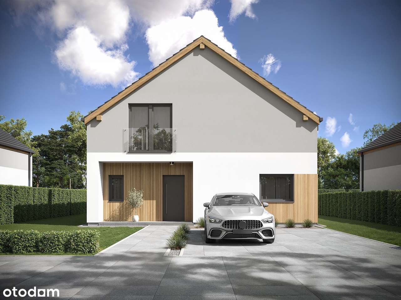 Domki w stanie developerskim z widokiem na góry-6