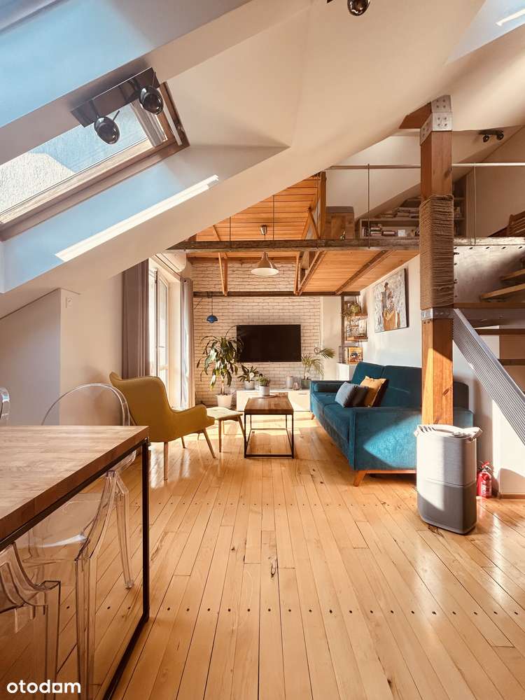 Klimatyczne mieszkanie loftowe, balkon, klimatyzacja, parking - Pełny obrazek: 4/15