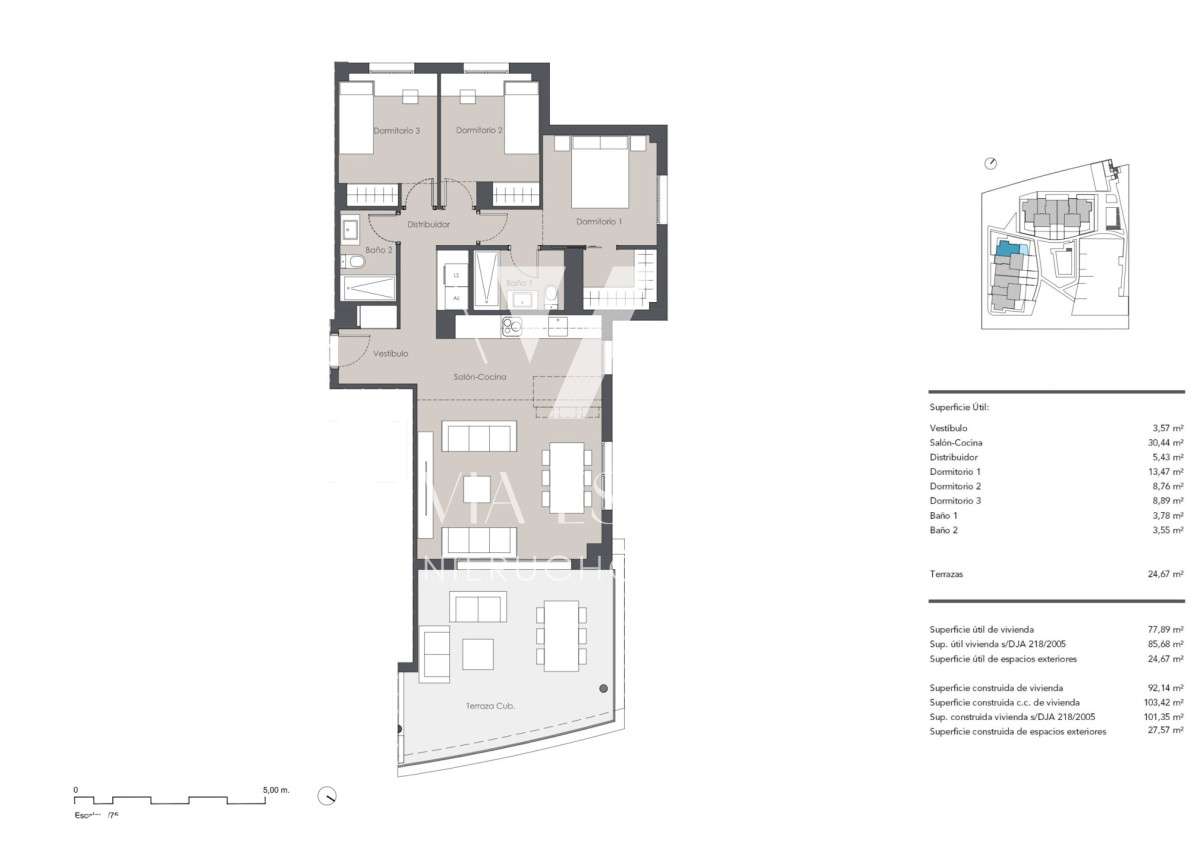 Nowoczesny apartament  z przestronnym tarasem-12