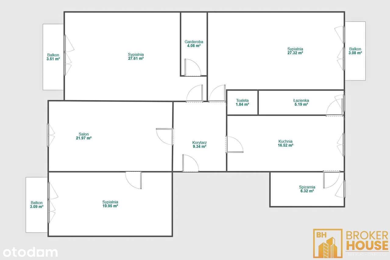 DUŻE MIESZKANIE W KAMIENICY Z BALKONAMI-16