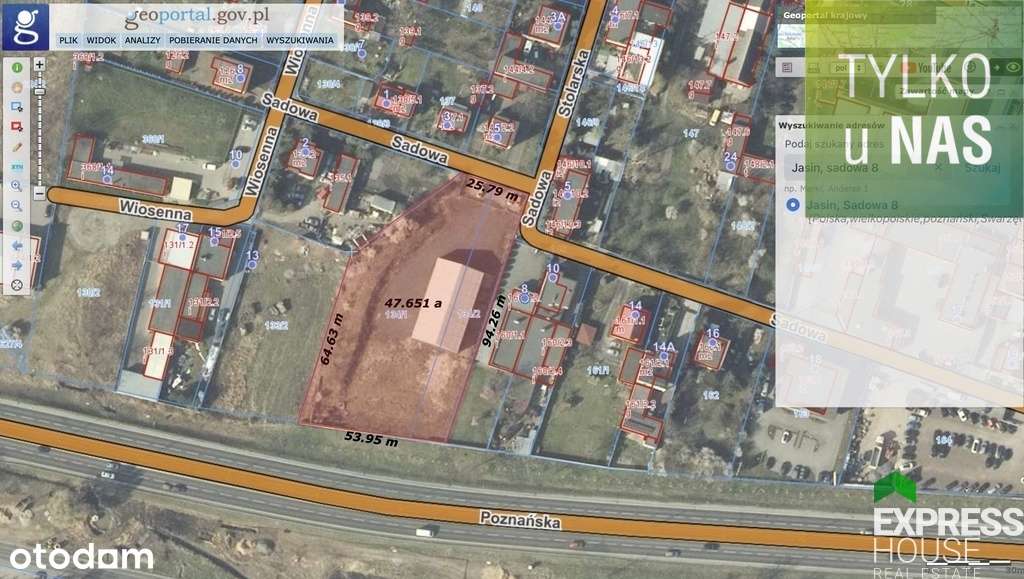 Rezerwacja Działka usługowo-przemysłowa Jasin - Pełny obrazek: 5/6