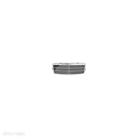 Grila radiator Mercedes Clasa C (W202), 03.1993-03.2001, crom/negru, 2028800083,500205-0 - 1