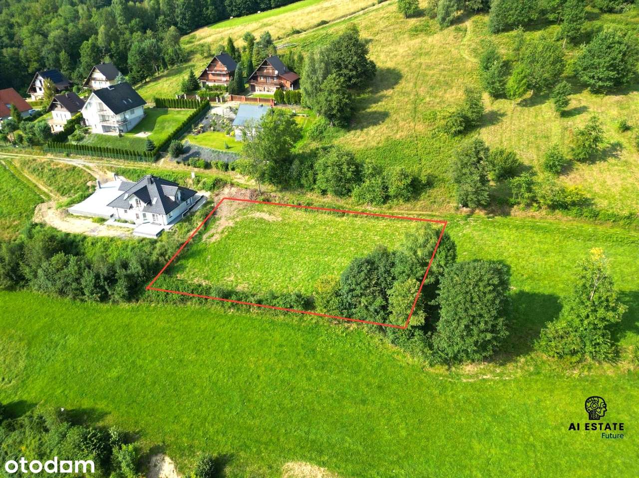 Widokowa działka 13a w centrum Brennej na południowym stoku - Pełny obrazek: 5/12