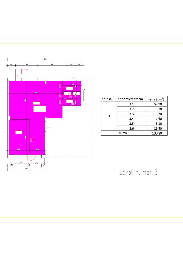 Przestronny 100 m lokal na wynajem w doskonałej lokalizacji Żywca - Pełny obrazek: 5/14