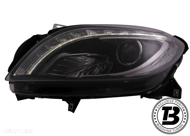 Faruri LED compatibile cu Mercedes ML W166 Black Design - 10