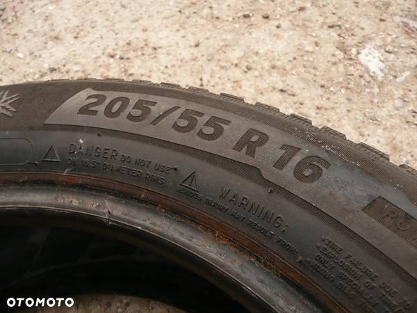 16” - MICHELIN - 205/55 r16 cali - ZIMOWE Opony ALPIN 5 - stan: BDB – GWARANCJA !! + możliwy  MONTAŻ !! - 3