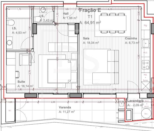 Apartamento T3 Venda em Ferreiros e Gondizalves,Braga-13