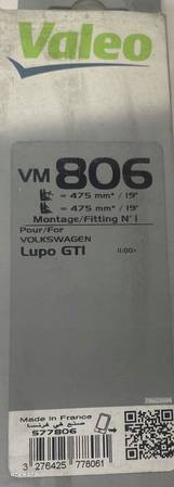 NOWE WYCIERACZKI VALEO SILENCIO XTRM VM806 475/475mm - 2