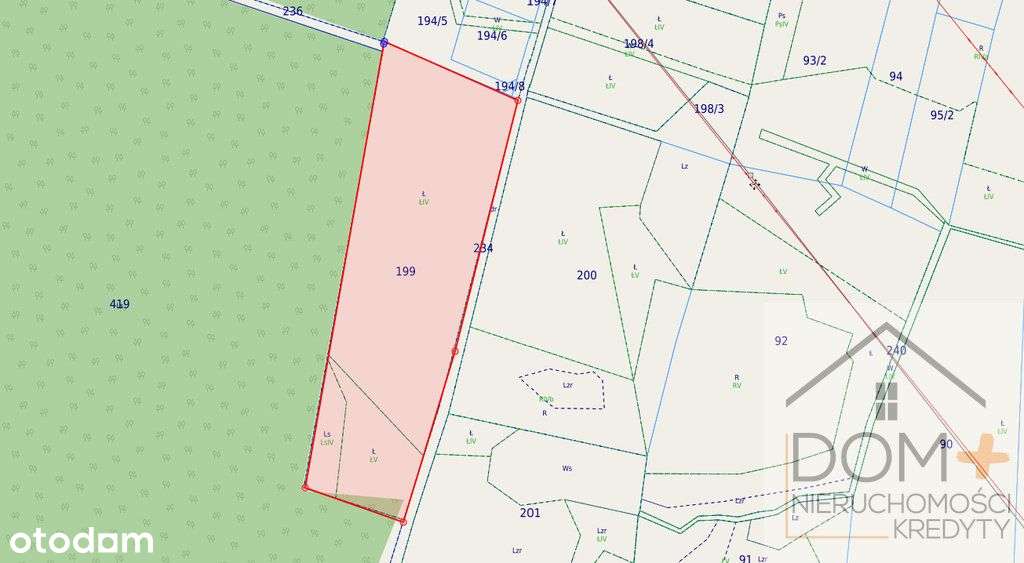 Działka budowlana Gorzyca Gmina Lubin - Pełny obrazek: 5/7