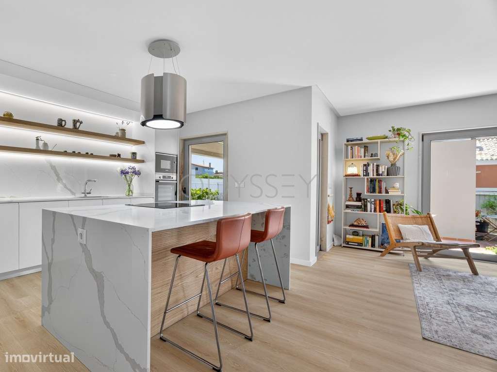 Villa entre litoral e campo com vista mar perto da Ericeira-10