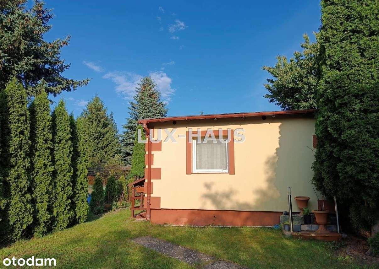 TYLKO U NAS Ładna działka ROD z domkiem murowanym ocieplonym, 2 pokoje-0